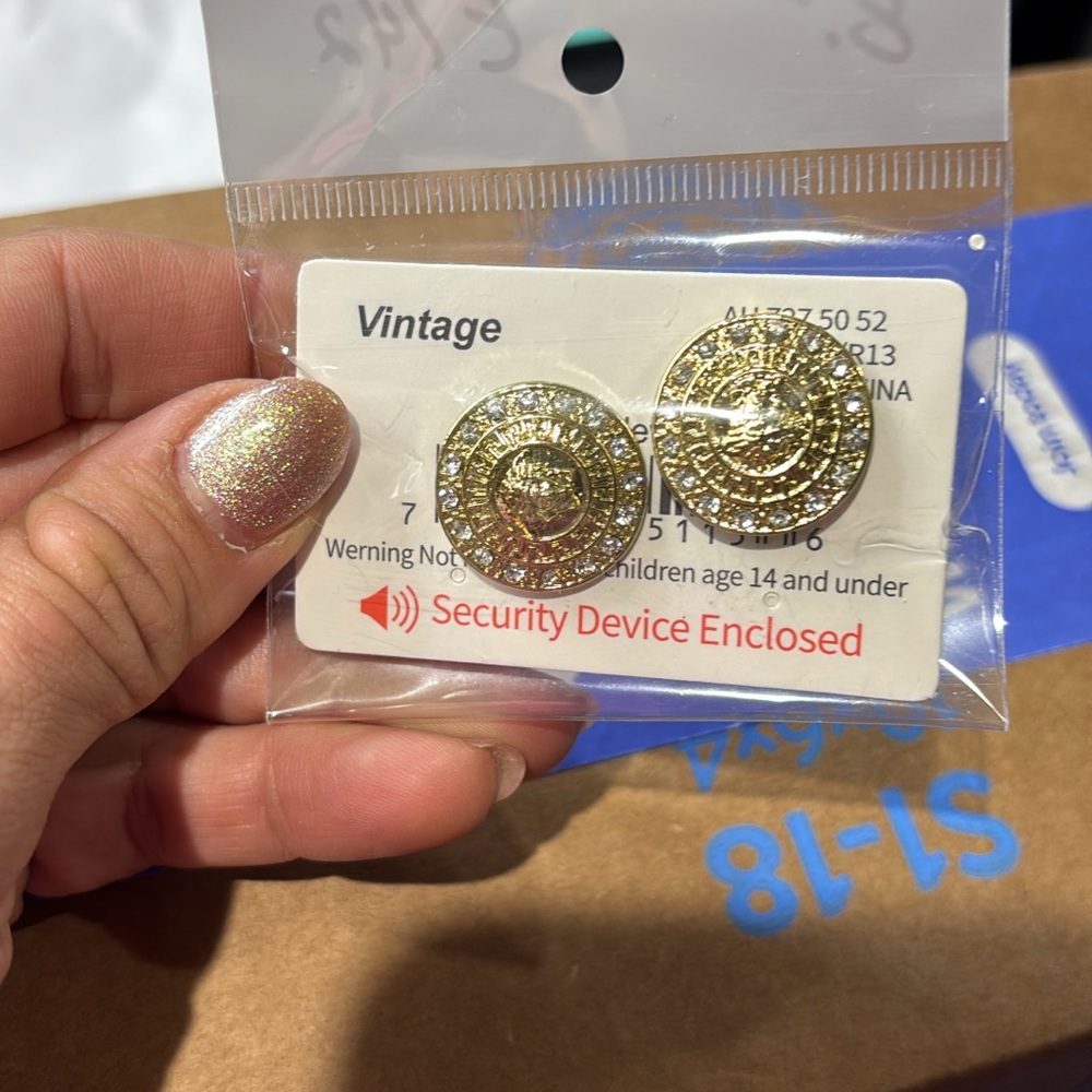 Gold Vintage Earrings